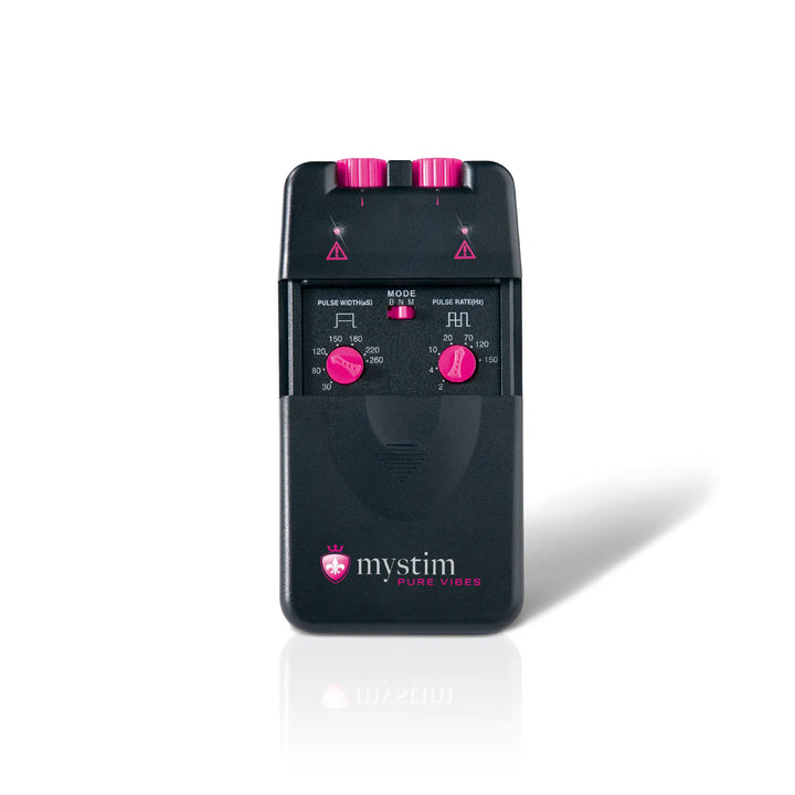 Mystim Pure Vibes – E‑Stim Powerbox mit zwei Kanälen und 3 Programmen