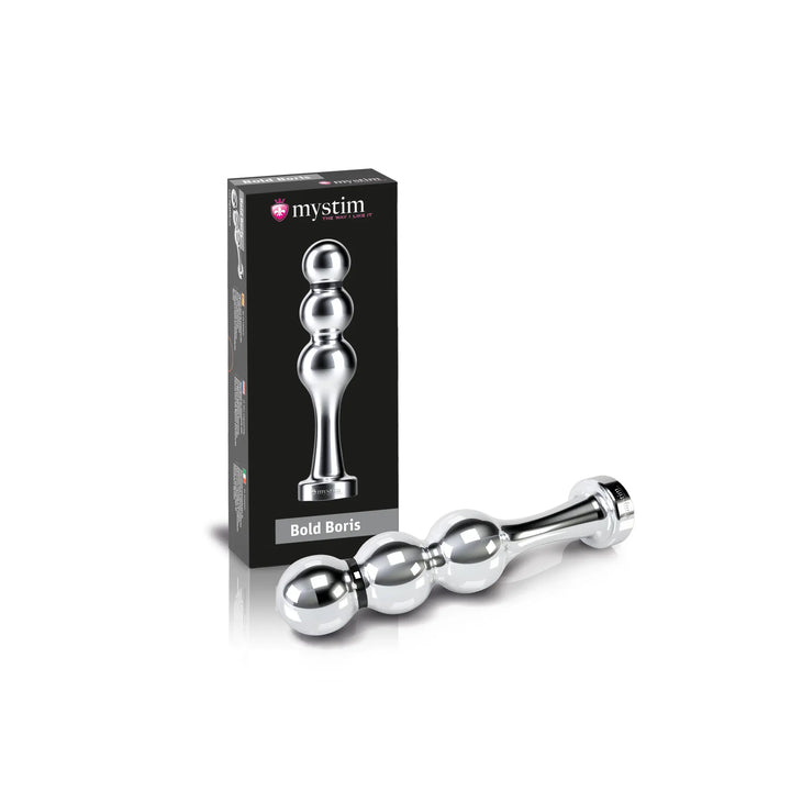 Mystim Bold Boris – Aluminium Dildo mit Originalverpackung