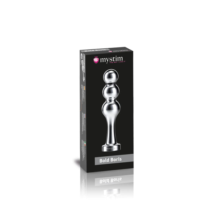 Mystim Bold Boris –  Originalverpackung des Elektrostimulation Dildo