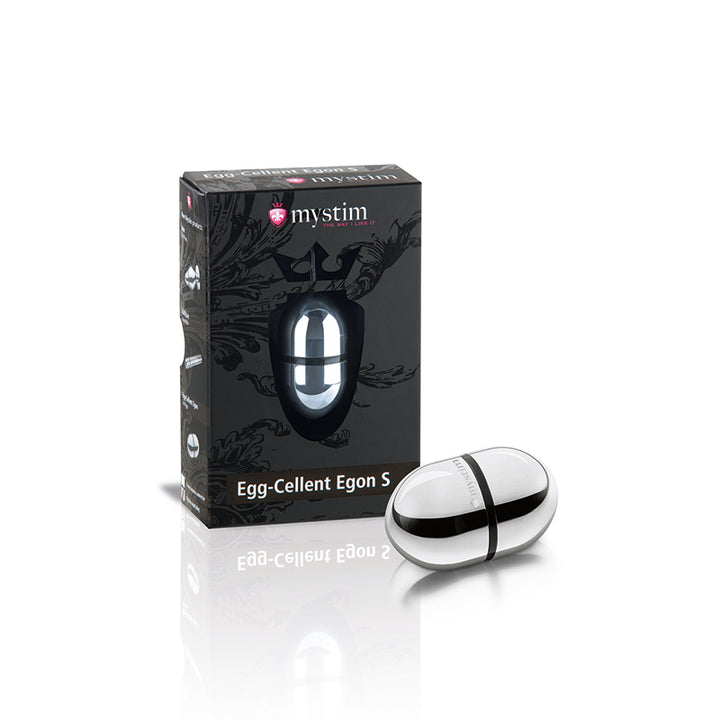 Mystim Egg-Cellent Egon – Aluminium E-Stim Liebesei mit Verpackung