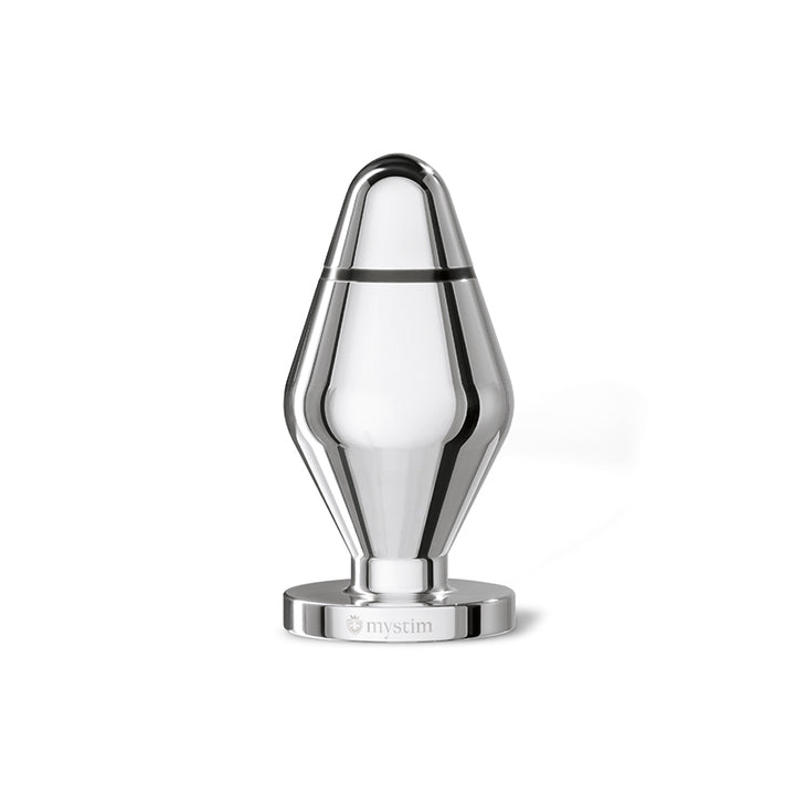 Mystim Big John XL – extra großer Elektrosex Buttplug aus Aluminium