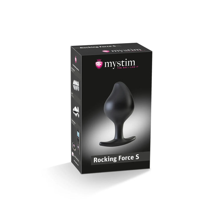 Mystim Rocking Force (S) – Originalverpackung des E‑Stim Butt Plug