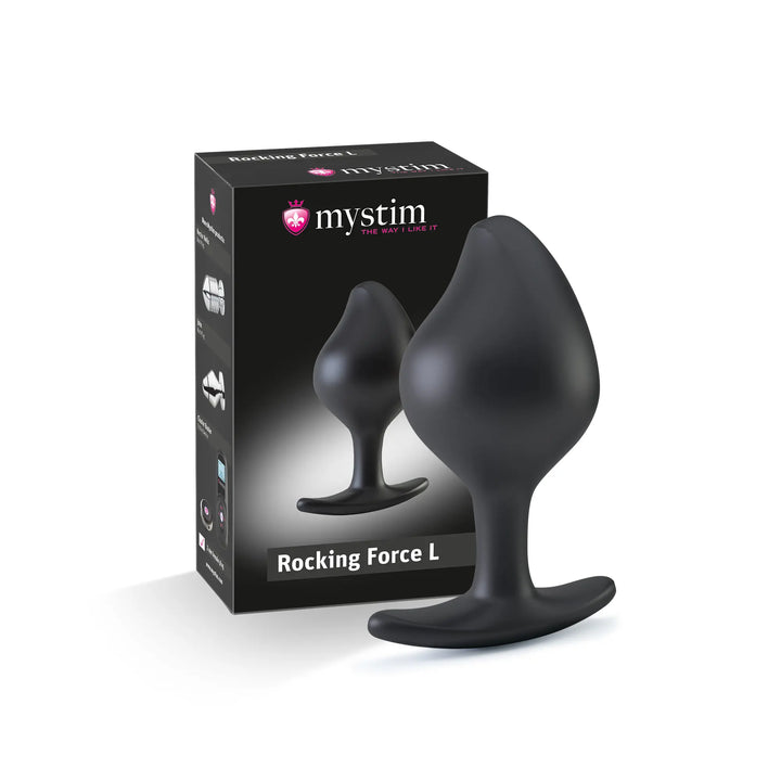 Mystim Rocking Force (L) – Butt Plug mit Kartonbox