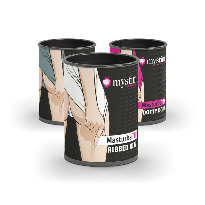 Mystim Ribbed Rita – Masturbator Vergleich der Produktreihe Tin weiblich