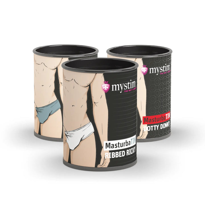 Mystim Ribbed Ricky – Masturbator Vergleich der Produktreihe Tin männlich