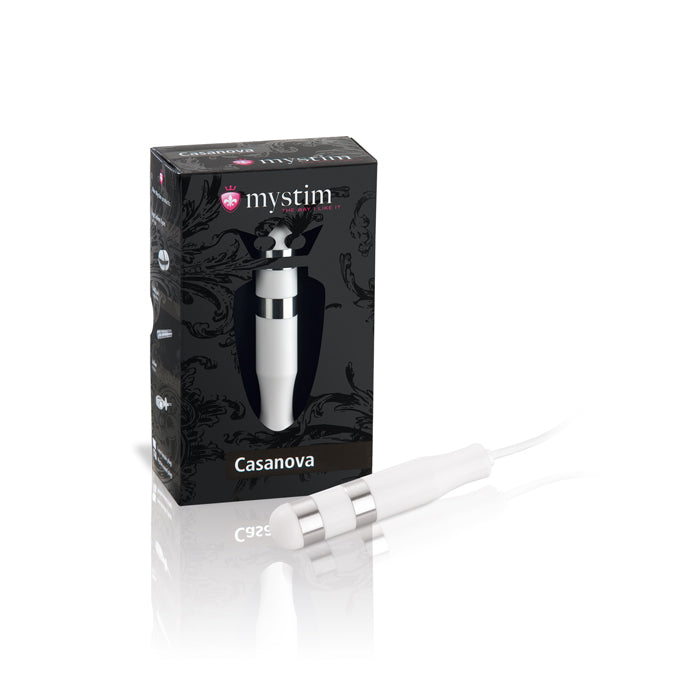 Mystim Casanova – ergonomische Elektrostimulation Sonde mit Originalverpackung