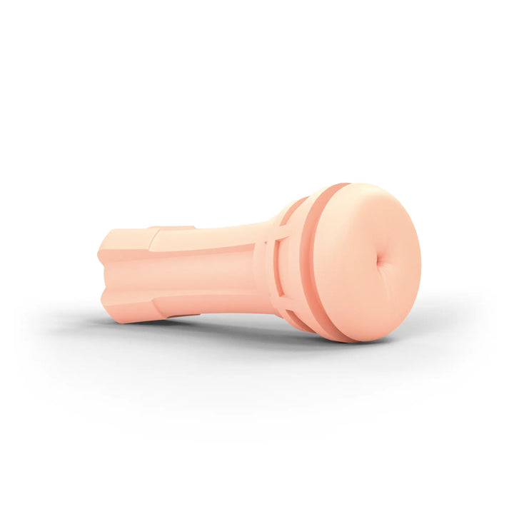 Mystim O(h) Push Me – Anus Sleeve aus hautfarbenem TPE mit realistischer Form (Sleeve-Länge 17,5 cm, Ø 1,0–2,8 cm)