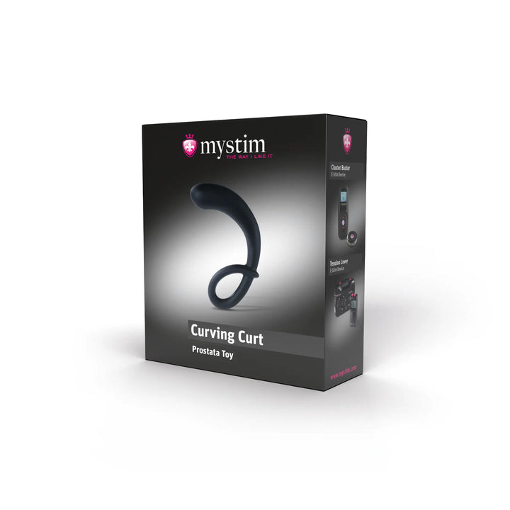 Mystim Curving Curt (ohne E‑Stim) – Originalverpackung des Prostatastimulators