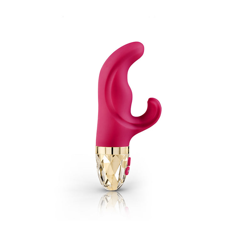 Mystim Hop Hop Bob Fuchsia - Pink Rabbit-Vibrator mit G-Punkt‑Spitze und flexiblem Klitoris‑Stimulator