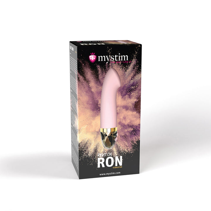 Mystim Right on Ron rose - G‑Spot Vibrator Originalverpackung