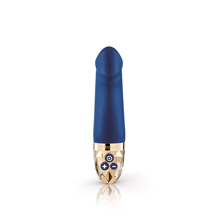 Mystim Real Deal Neal – Blue Vibrator in realistischer Form, medizinisches Silikon