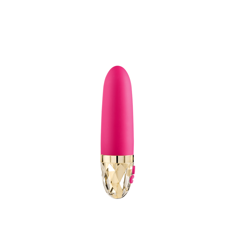 Mystim Sleak Freak – Pink Vibrator Gradlinig Form Seitenansicht