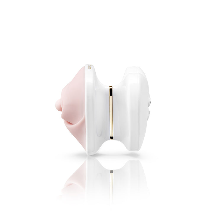 Mystim Heart’s Desire – Weiß Nahaufnahme der Rosen Silikonoberfläche seitliche Ansicht