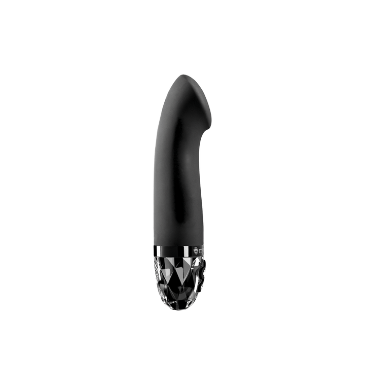 Mystim Right On Ron – Black E‑Stim G‑Spot Vibrator mit stilvoller Form