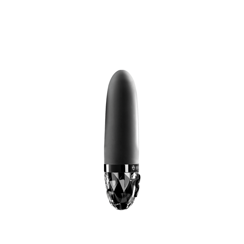 Mystim Sleak Freak – Black E-Stim Vibrator Gradlinig Form Seitenansicht