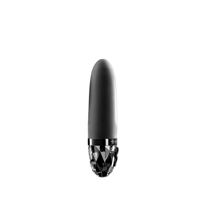 Mystim Sleak Freak – Black E-Stim Vibrator Gradlinig Form Seitenansicht