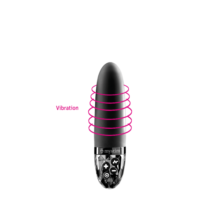 Mystim Sleak Freak – Black E‑Stim Vibrator Darstellung Vibration