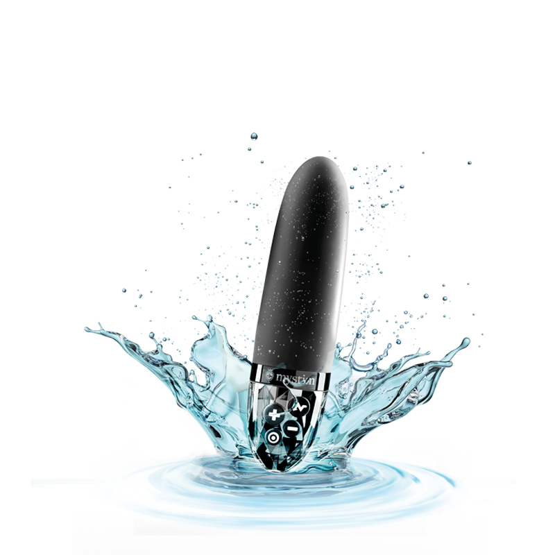 Mystim Sleak Freak – Black E‑Stim Vibrator Darstellung wasserdicht