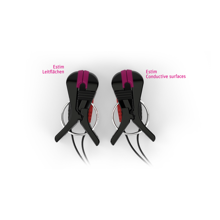 Mystim Barry Bite NEW – Darstellung der Leitflächen zur Elektrostimulation