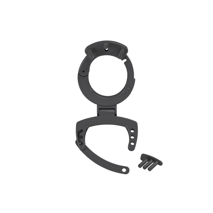 Mystim Edd Tight – Ball Squeezer aus schwarzem Polycarbonat, passend für Pubic Enemy No. 1–3