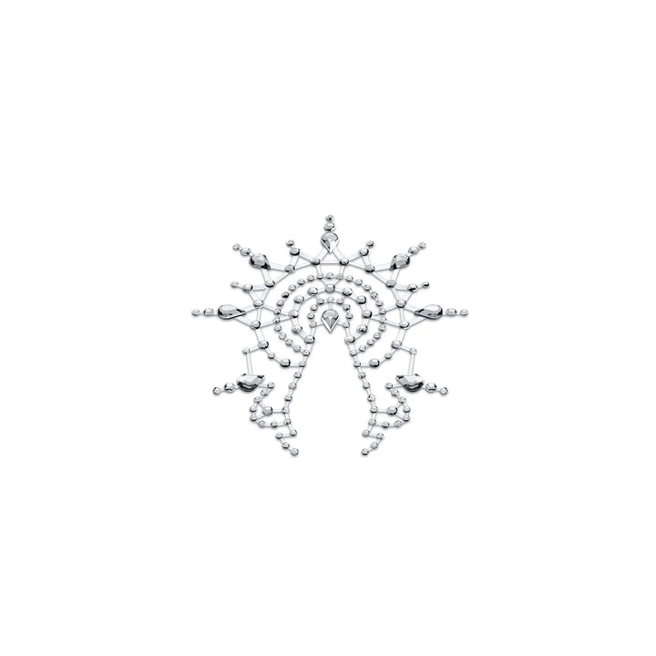 Mystim Gloria Bodysticker 3er Set – Nahaufnahme in Silber