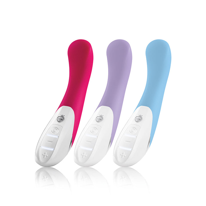 Mystim Al Punto – Naughty Pink G‑Punkt-Vibrator aus medizinischem Platinsilikon (25 cm × Ø 3,2–3,6 cm) NP