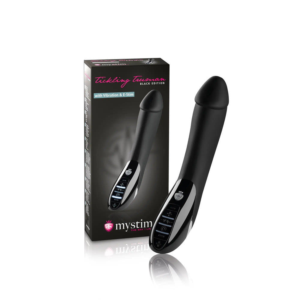 Mystim Tickling Truman – Vibrator mit Kartonbox und USB‑Ladekabel