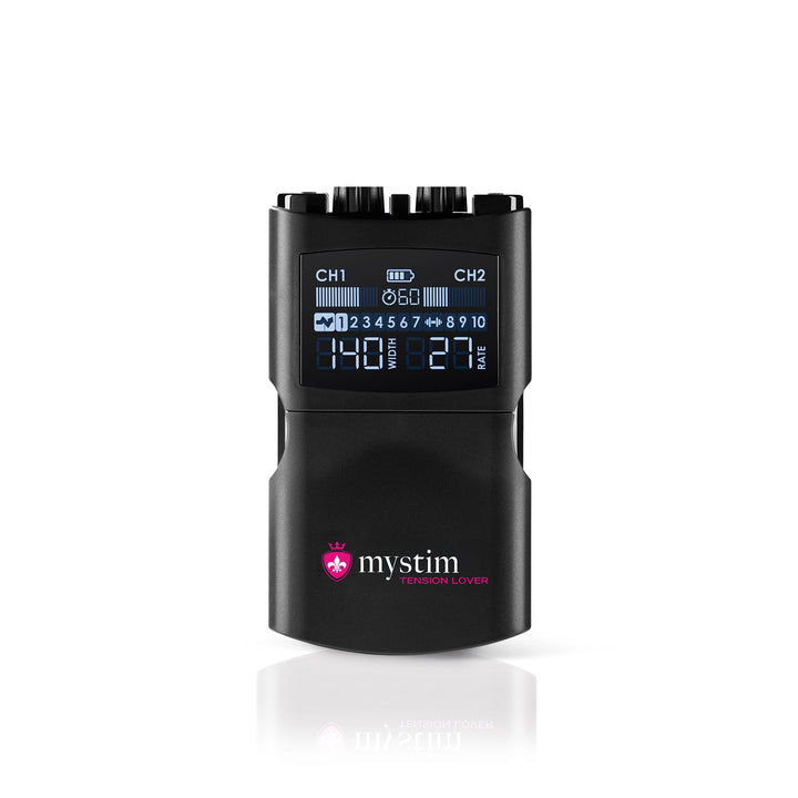 Mystim Tension Lover 2 - E-Stim Powerbox Elektrostimulation Frontansicht geschlossen