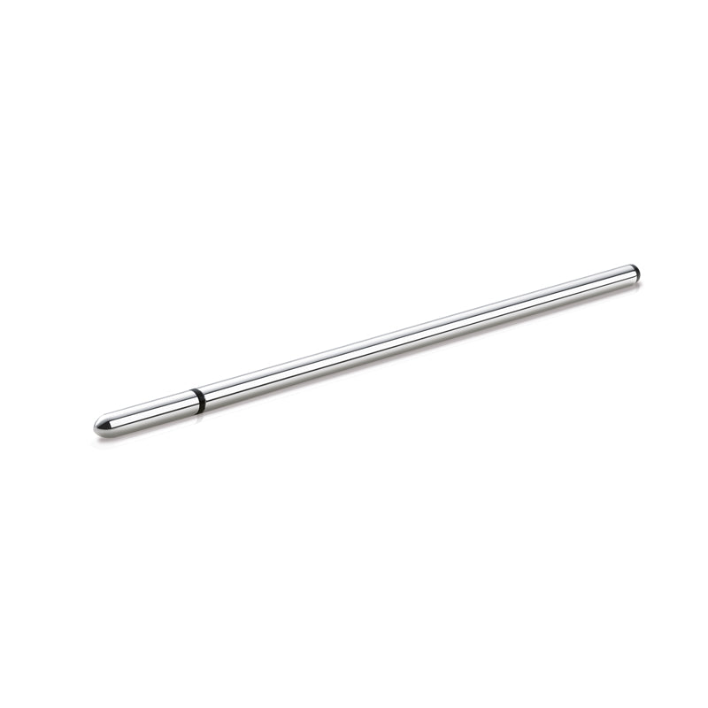 Mystim Thin Finn – E‑Stim Urethral Sound aus medizinischem Aluminium (25 cm Länge, 0,8 cm Durchmesser)