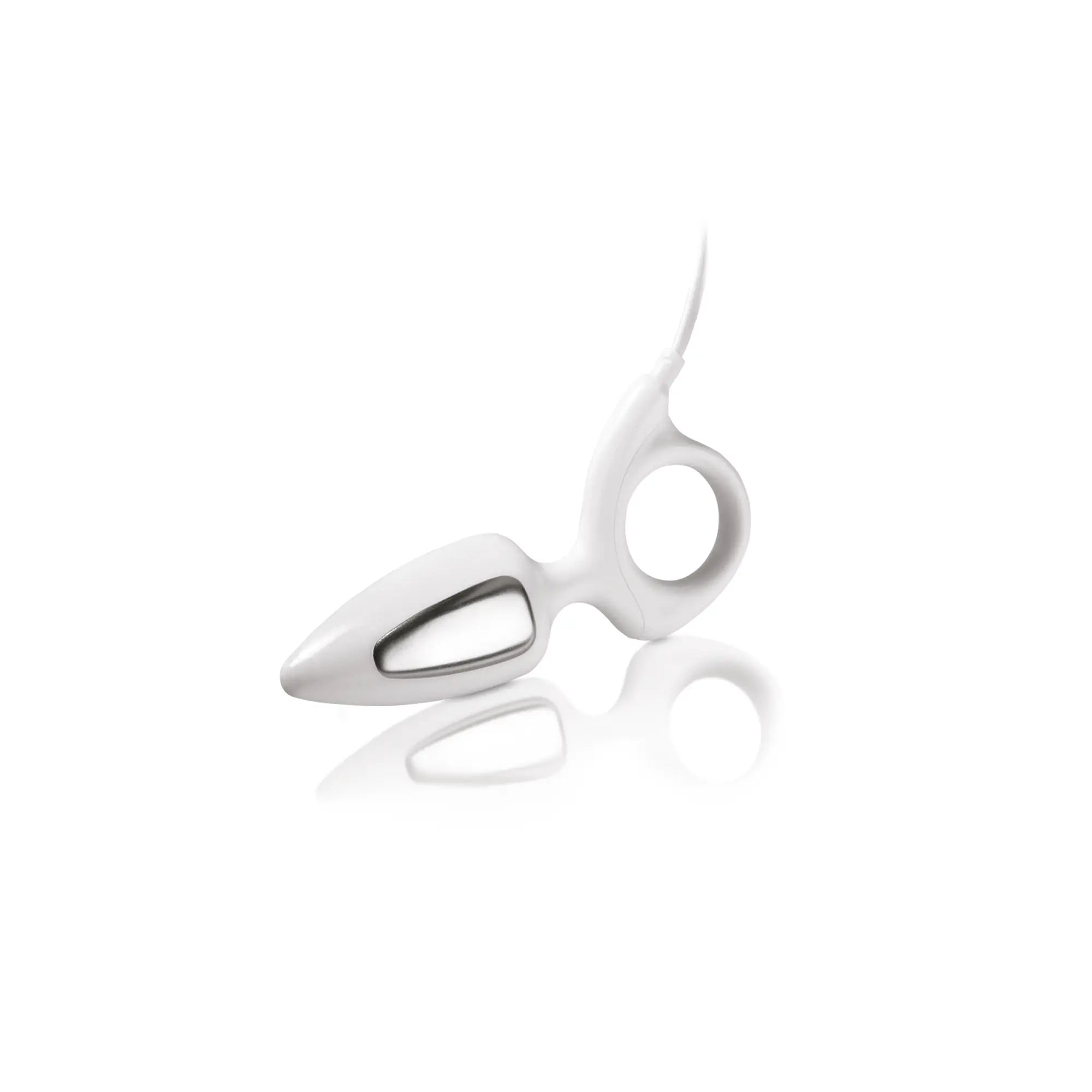 Mystim Romeo – E‑Stim Anal‑ und Vaginalsonde aus Kunststoff & poliertem Edelstahl (3 cm × Ø 2 cm)