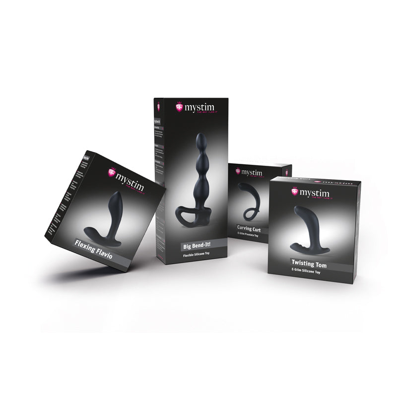 Twisting Tom Mystim alle Prostatastimulatoren Verpackungen