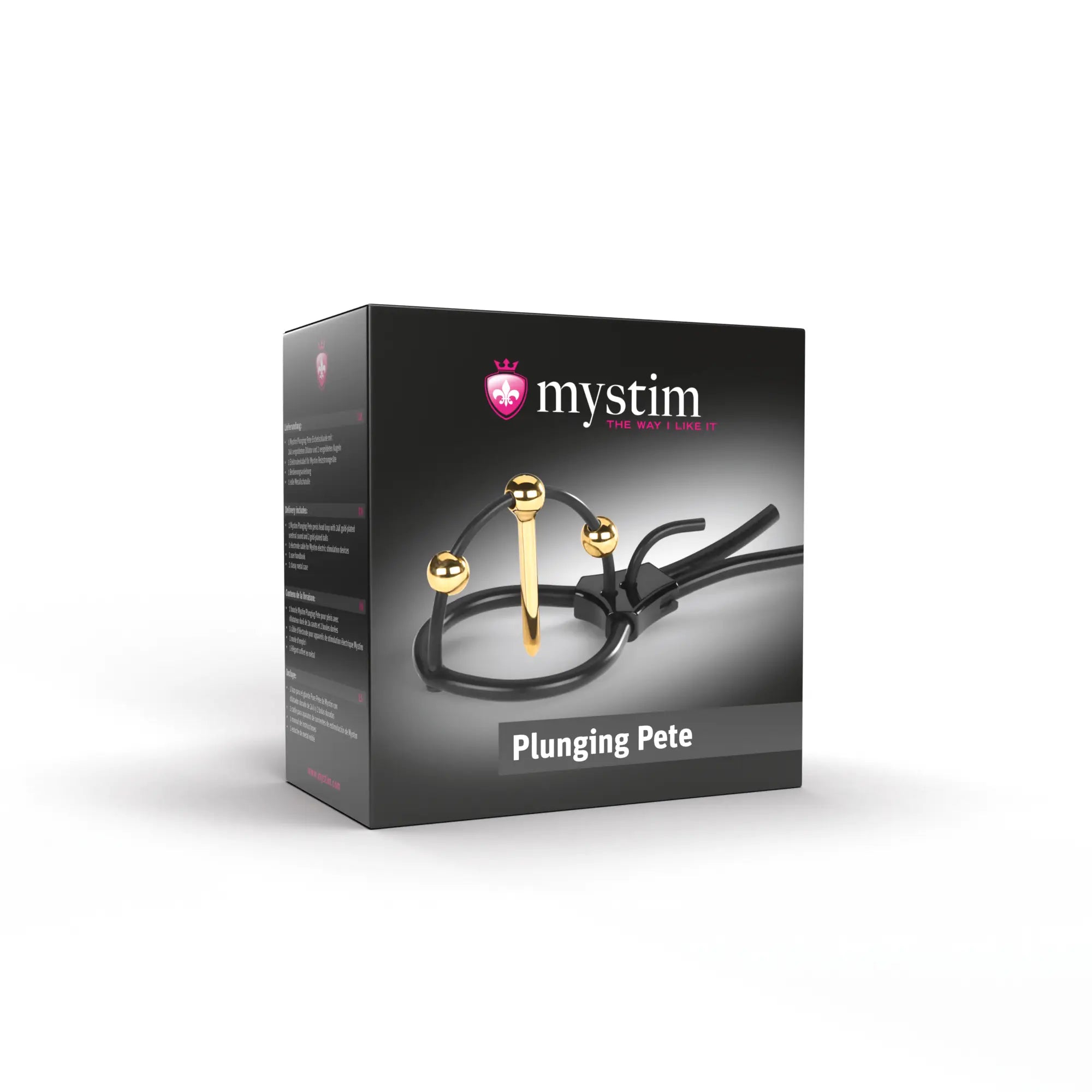 Mystim Plunging Pete – Originalverpackungskarton
