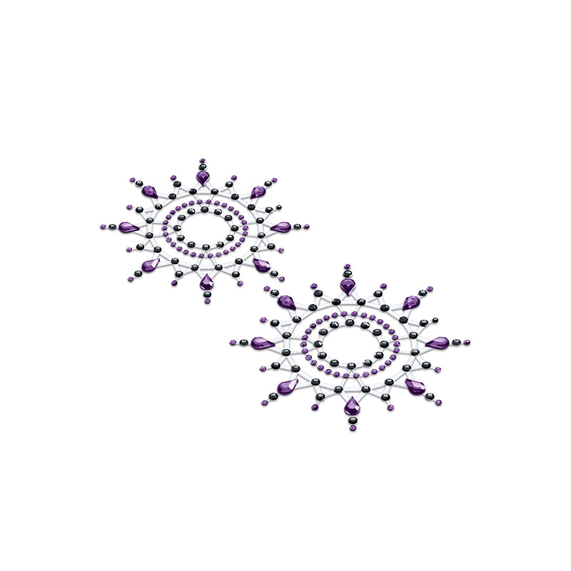 PJJ Bodysticker Gloria 3er Set lila schwarz