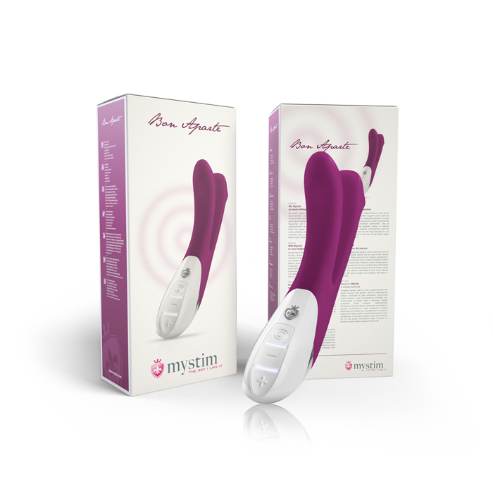 Bon Aparte Vibrator Aubergine mit Verpackung