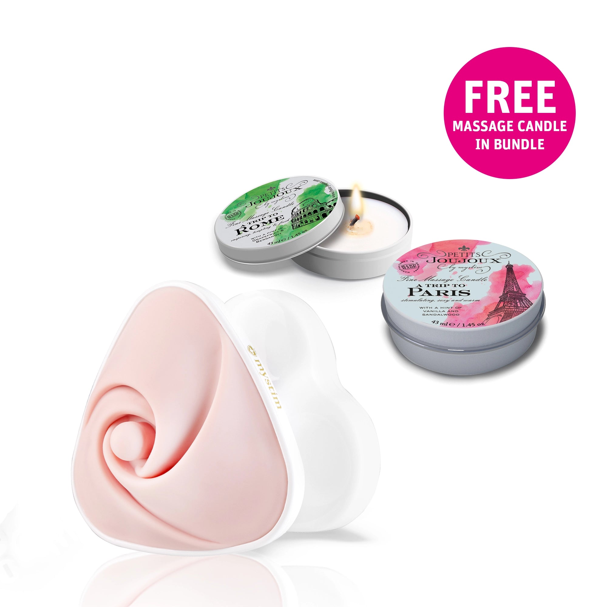 Mystim Heart's Desire und Kerzen Dosen Bundle