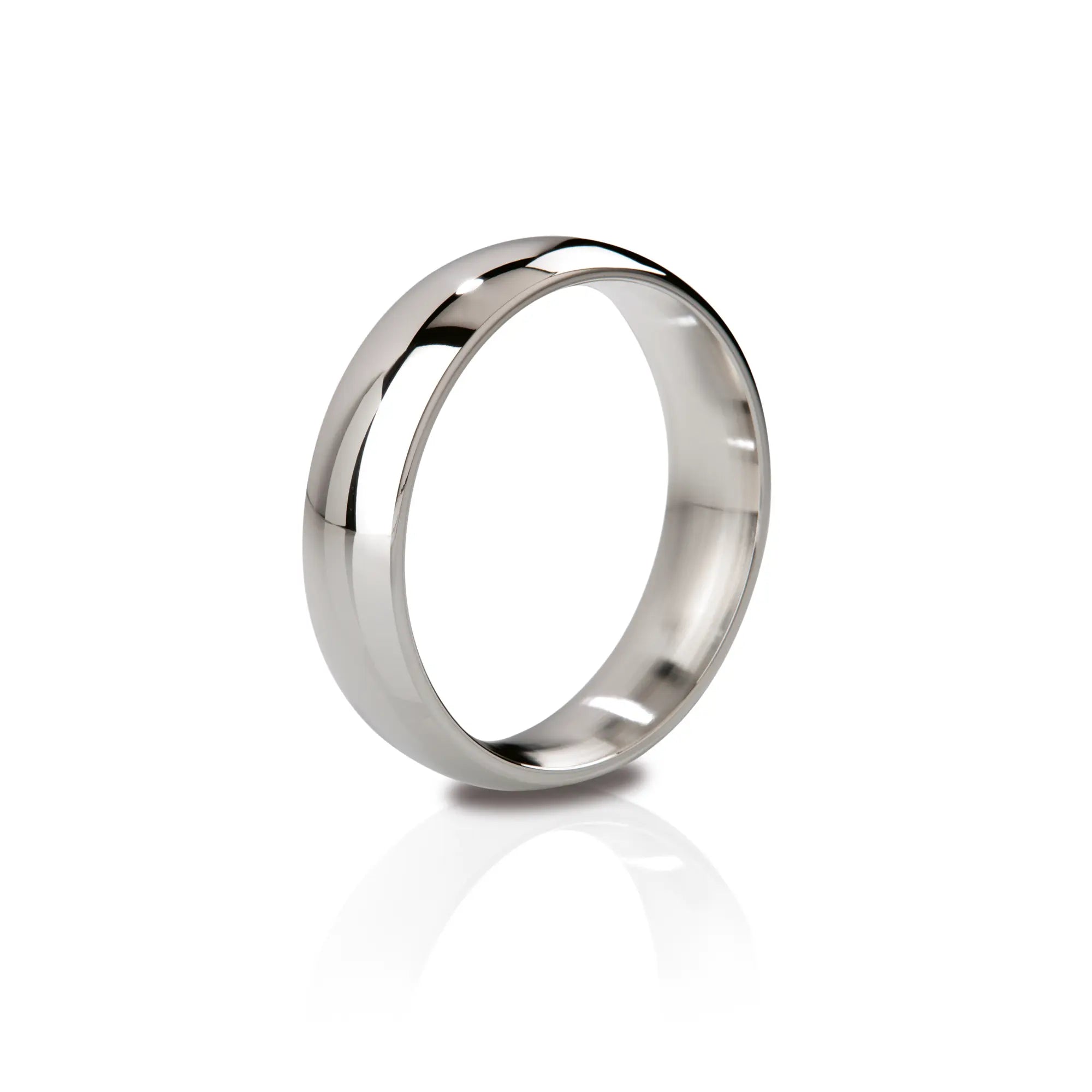 Mystim The Earl – handpolierter Edelstahl‑Cockring (Ø 48-55 mm)